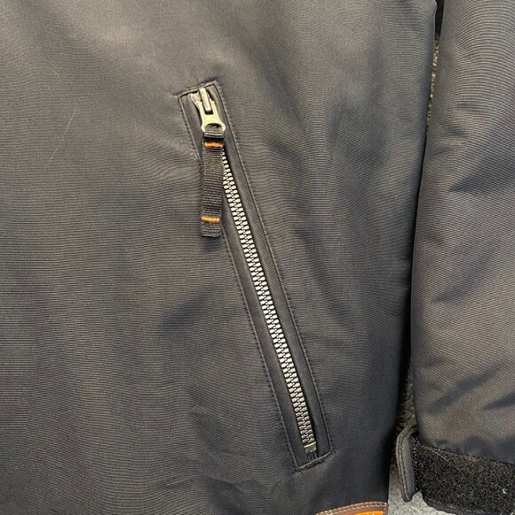 Weatherproof Black Zip-Front Fleece-Lined Soft Shell Jacket w/Hood Men's  M - Picture 16 of 16